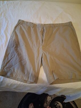 Ralph Lauren Classic Tan Flat-Front Men's Shorts